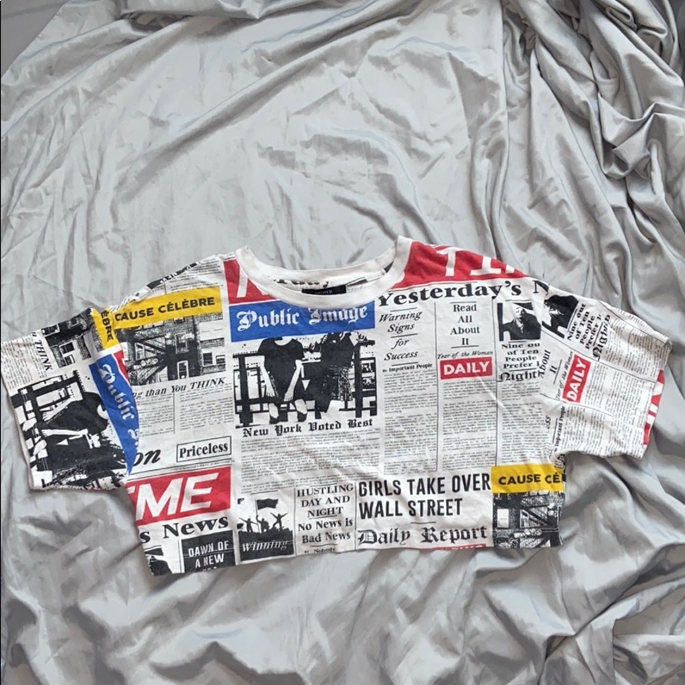 Newspaper Croptop